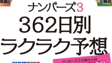 メルマガ「ナンバーズ3日別ラクラク予想」