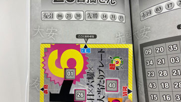 「抽せん日×六耀×6億円大当たりプレート」第1510回ロト6予想 注意